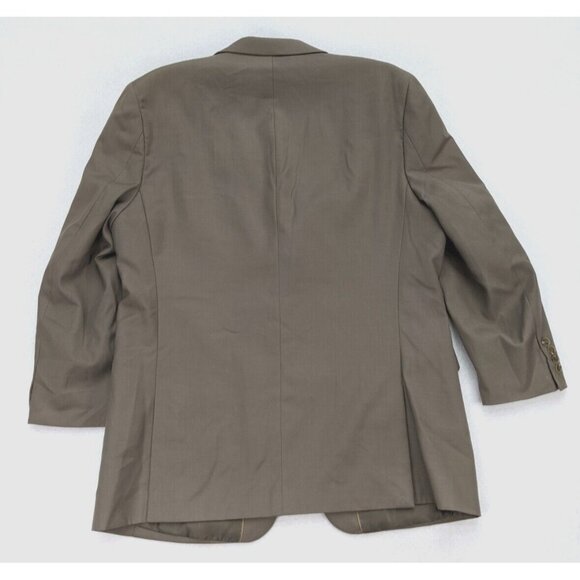 Angelo Rossi Men's Blazer Size 42R Beige Taupe Brown Sport Coat Jacket - Picture 11 of 13